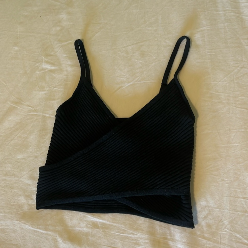 Aerie Cross Front Crop Top